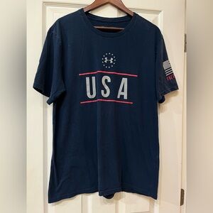 Under Armour Men's Navy USA T-Shirt Size XL